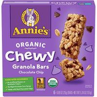 Granola Bar Chewy Chocolate Chip, 12/5.34oz Annie's Homegrown