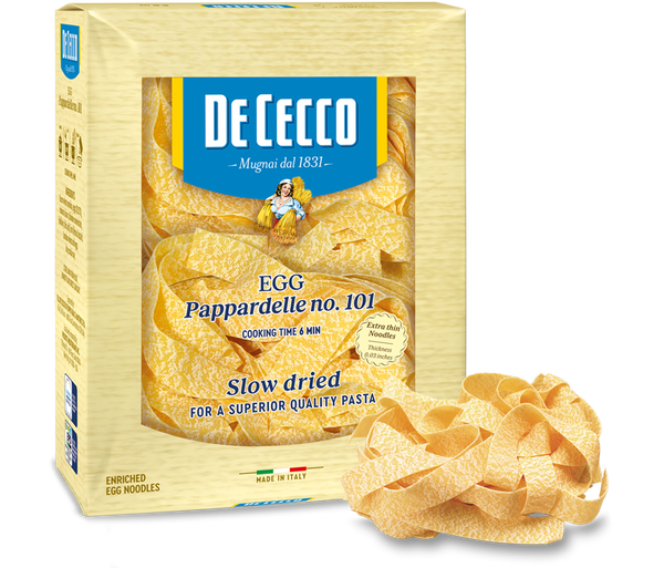 Pappardelle Egg Pasta, 12/8.8oz De Cecco