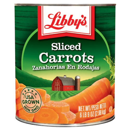 Carrots Diced Low Sodium, 6/105oz