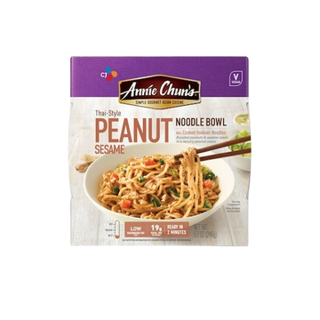 Sesame Peanut Noodle Bowl, 6/8.7oz Annie Chun