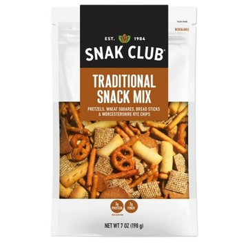 Traditional Nut Mix, 6/7oz Snak Club