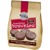 Two-Bite Brownie Snack Pack, 40/2.46oz