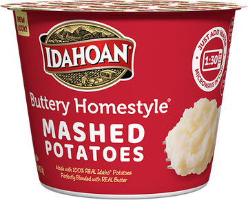 Instant Mashed Potatoes Buttery Homestyle, 10/1.5oz Idahoan Foods