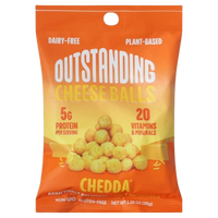 Cheddar Cheese Balls, 8/1.25oz Outstanding Snacks