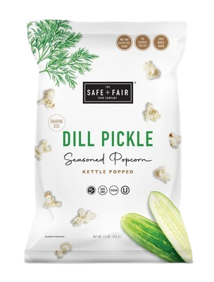 Popcorn Dill Pickle, 6/3oz Safe + Fair