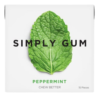 Natural Peppermint, 12/15ct Simply Gum