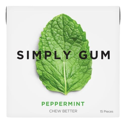 Natural Peppermint, 12/15ct Simply Gum