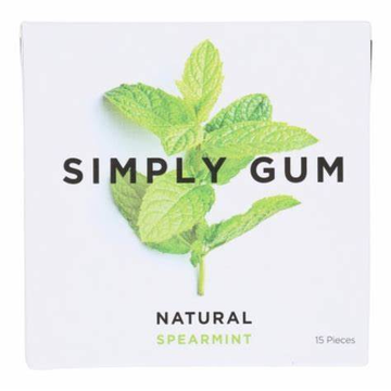 Natural Spearmint, 12/15ct Simply Gum