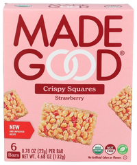 Strawberry Crispy Bar, 6/4.68oz MadeGood