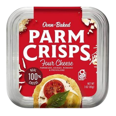 Four Cheese Crackers, 12/3oz Parm Crisps