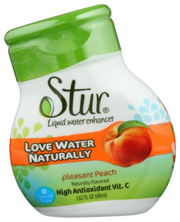 Peach Water Enhancer, 6/1.2oz Stur