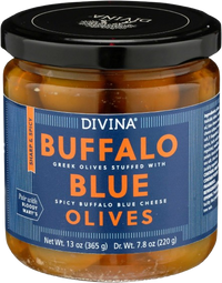 Buffalo Blue Cheese Olives, 6/7.8oz Divina