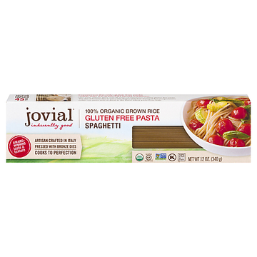 Brown Rice Spaghetti Pasta Gluten Free, 6/12oz Jovial