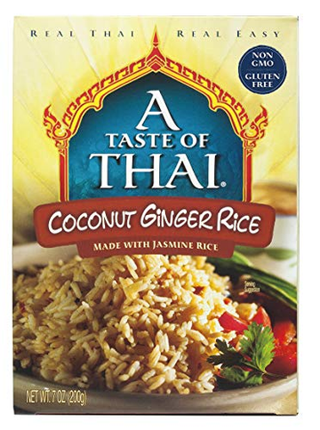 Coconut Ginger Rice, 6/7oz A Taste Of Thai