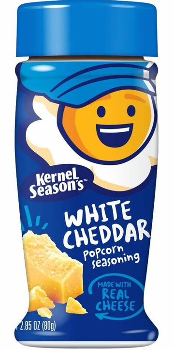 Popcorn Seasoning White Cheddar, 6/2.85oz Kernel Seasoning