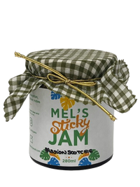 Passionfruit Scotchie Jam, 280g Mel's Sticky Jam