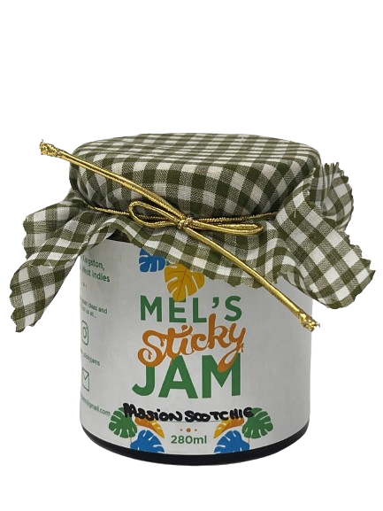 Passionfruit Scotchie Jam, 280g Mel's Sticky Jam