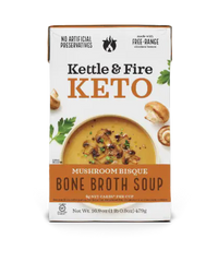 Mushroom Bisque Soup Organic, 6/16.9oz Kettle & Fire