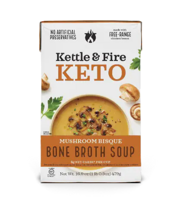 Mushroom Bisque Soup Organic, 6/16.9oz Kettle & Fire