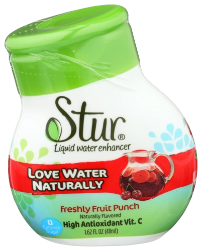 Fruit Punch Water Enchancer, 6/1.62oz Stur