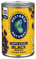 Beans Black Organic, 12/25oz Westbrae