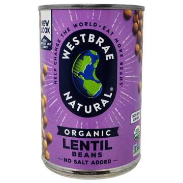 Beans Lentil Organic, 6/15oz Westbrae