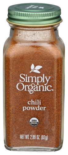 Chili Powder, 6/2.89oz Simply Organic