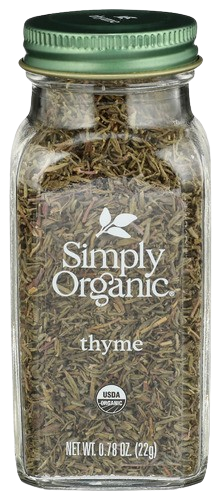 Thymes Leaves, 6/0.78oz Simply Organic