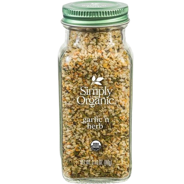 Garlic & Herb Seasoning, 6/3.1oz Simply Organic