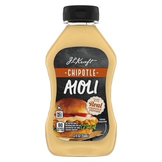 Aioli Chipotle Mayonnaise, 8/12oz Kraft