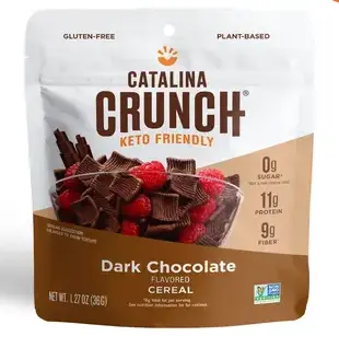 Dark Chocolate Cereal, 24/1.27oz Catalina Crunch