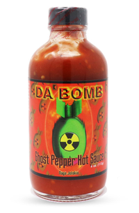 Ghost Pepper Hot Sauce, 12/4oz Da'bomb