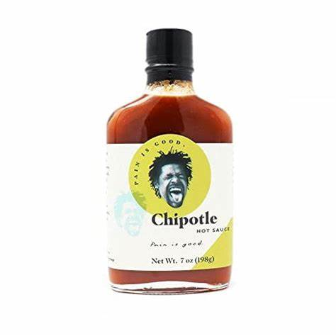 Chipotle Hot Sauce, 6/7oz Pain Is Good