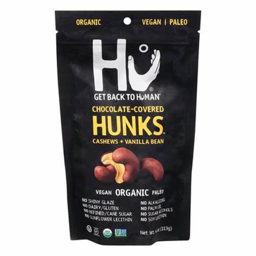 Chocolate Covered Cashew Nut & Vanilla Bean Hunks, 60/1oz Hu