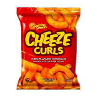 Cheese Curls Snack, 24/35g Sunshine Snack