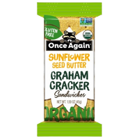 Graham Cracker Sandwich Sunflower Seed Butter, 8/1.59oz Once Again