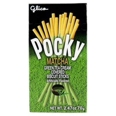 Matcha Green Tea Biscuit Sticks, 120/2.47oz Glico