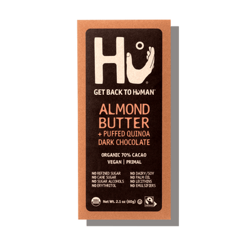 Almond Butter & Puffed Quinoa Dark Chocolate, 24/2.1oz Hu