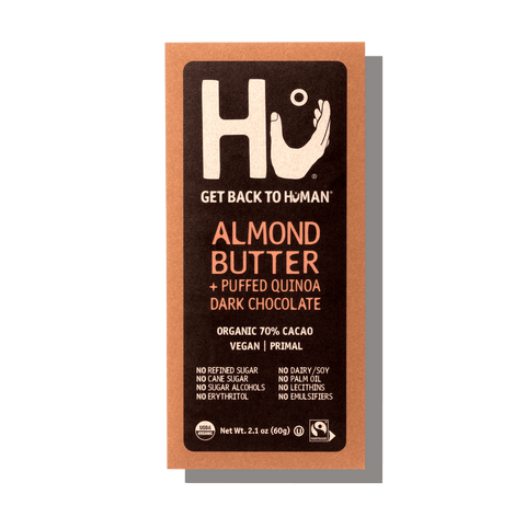 Almond Butter & Puffed Quinoa Dark Chocolate, 24/2.1oz Hu