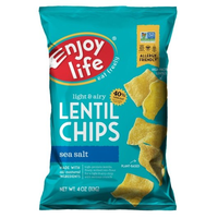 Lentil Chips Sea Salt, 12/4oz Enjoy Life