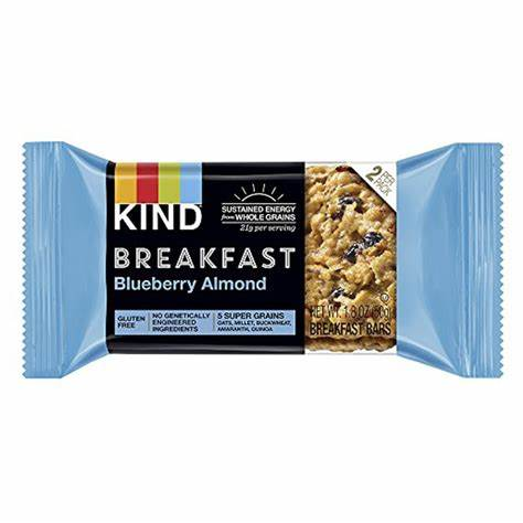 Breakfast Granola Blueberry Almond Bar, 30/1.8oz