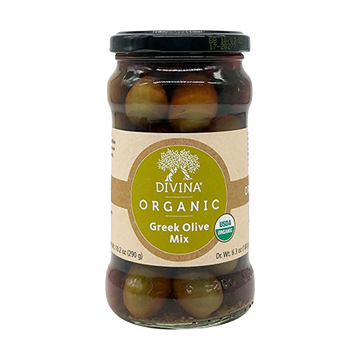 Greek Olive Mix, 6/6.3oz Divina