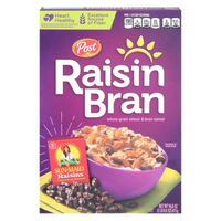 Raisin Bran Cereal, 12/16.5oz Post