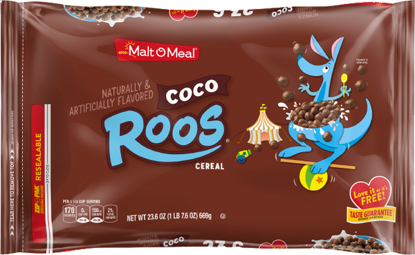 Coco-Roos Cereal, 9/23.6oz Malt-O-Meal