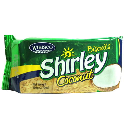 Shirley Biscuits Coconut, 24/105g Wibisco