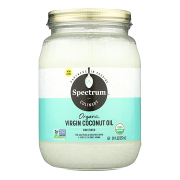 Coconut Oil Refined Organic, 6/29oz Spectrum Naturals