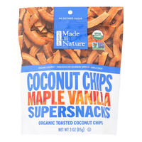 Coconut Chips Toasted Maple Vanilla, 6/3oz Made In Nature