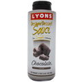 Chocolate Sauce Premium, 12/17oz Lyons