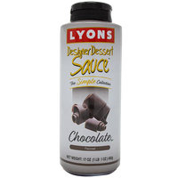 Chocolate Sauce Premium, 12/17oz Lyons