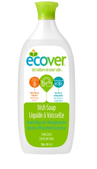 Dish Soap Liquid Lemon Zest, 6/25oz Ecover